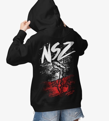 Damska bluza z kapturem NSZ